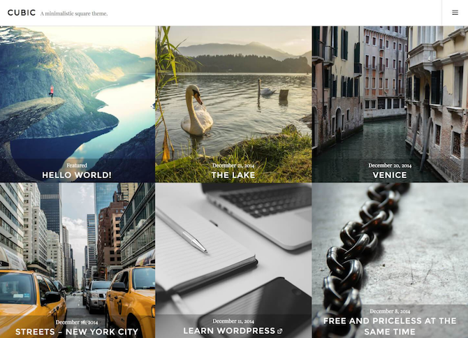 WordPress Theme Instagram Links