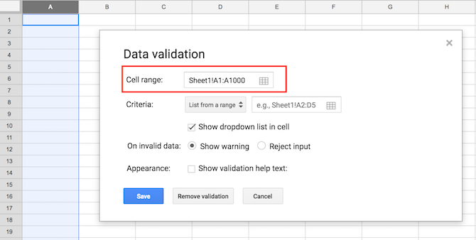 how to make a drop down list in excel list in google sheets