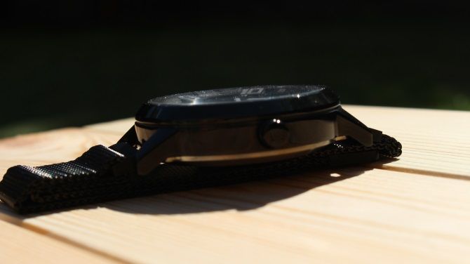 Lenovo Watch X Side View Showing Physical Button