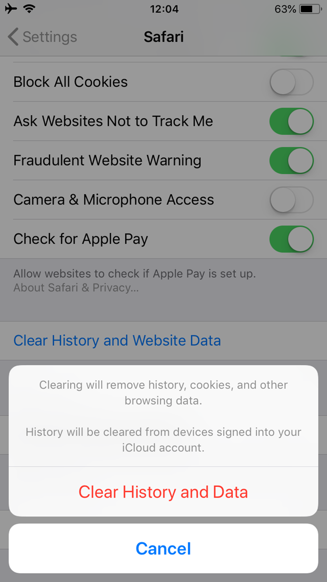 مسح ذاكرة التخزين المؤقت للايفون والآيباد كيفية مسح ذاكرة التخزين المؤقت لمتصفح سفاري على آيفون