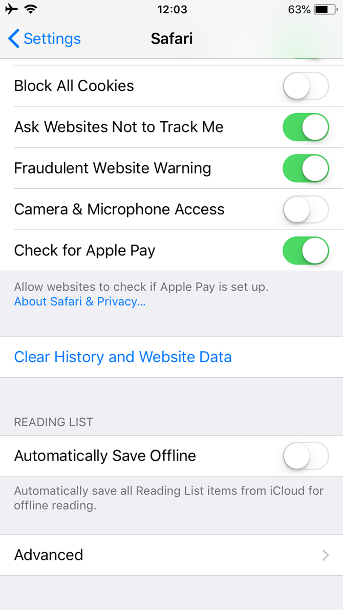 مسح ذاكرة التخزين المؤقت للايفون والآيباد كيفية مسح ذاكرة التخزين المؤقت لمتصفح سفاري على آيفون