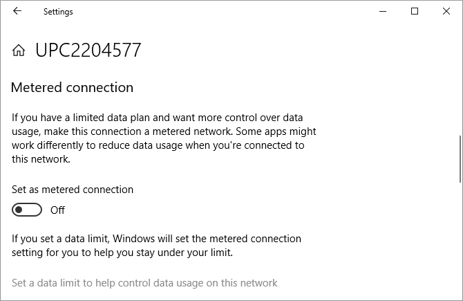 How to set a metered Wi-Fi or Ethernet connection on Windows 10 Home.