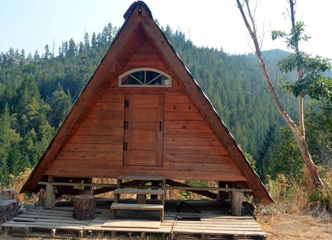 airbnb-a-frame cabin