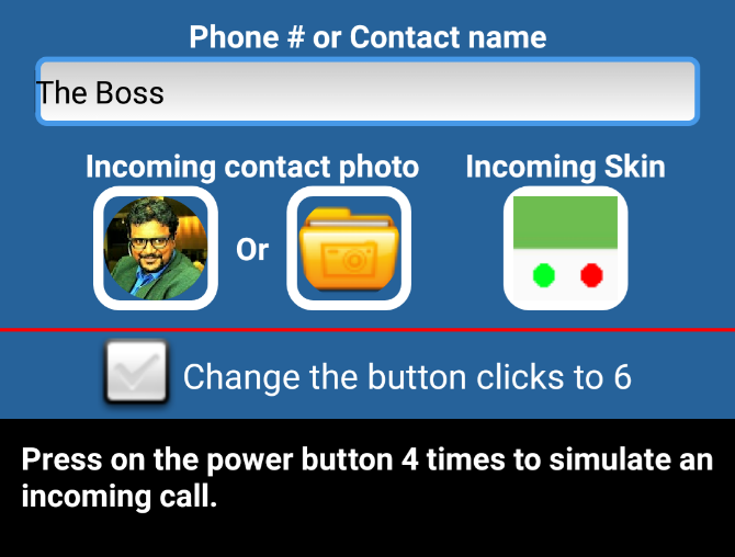 Fake a phone call on Android with GogoCall