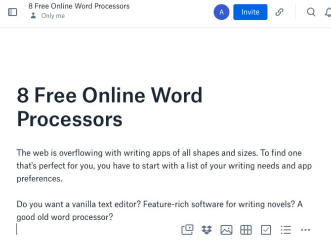 good free word processor for windows 10