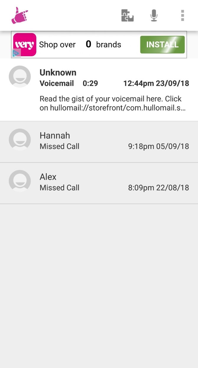 HulloMail Android Visual Voicemail Overview