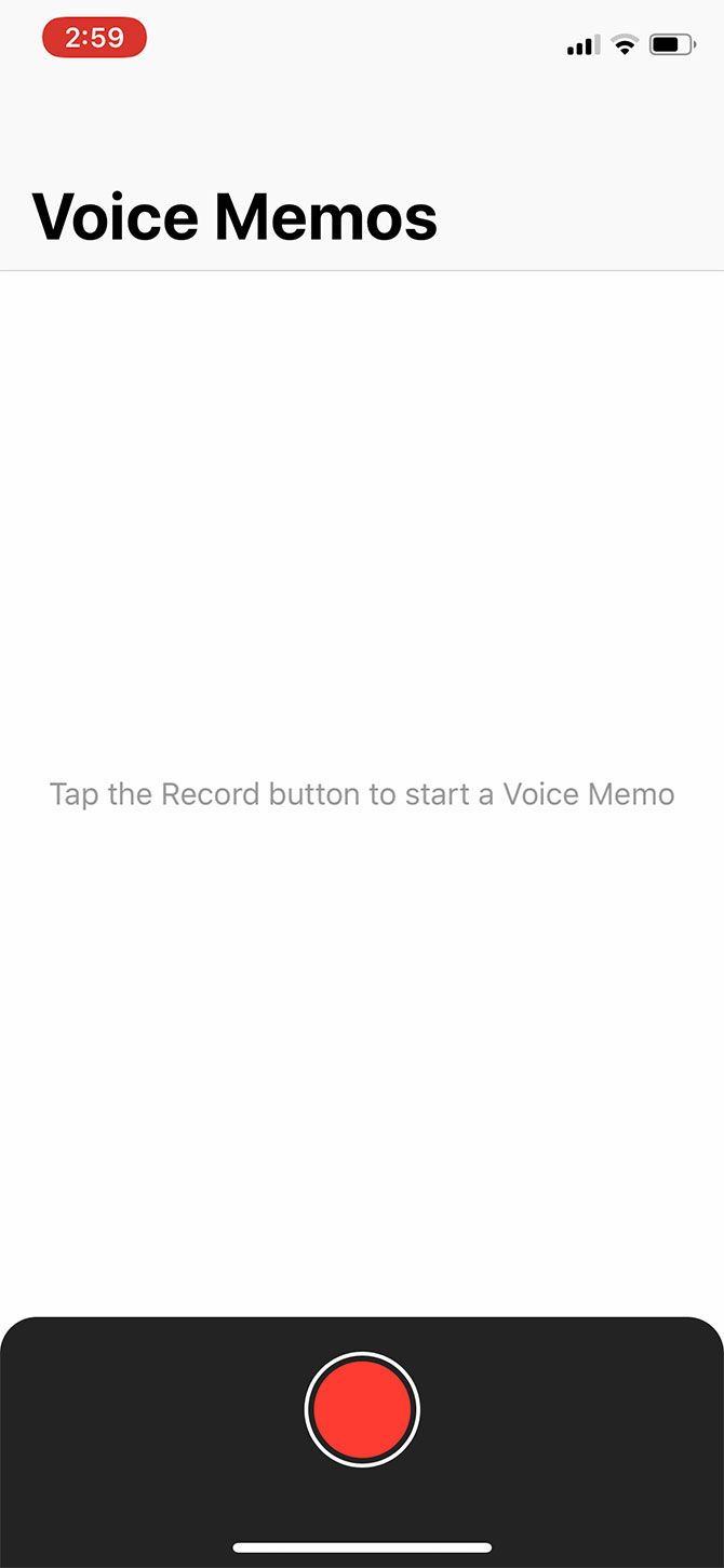 iOS 12 Voice Memos 1