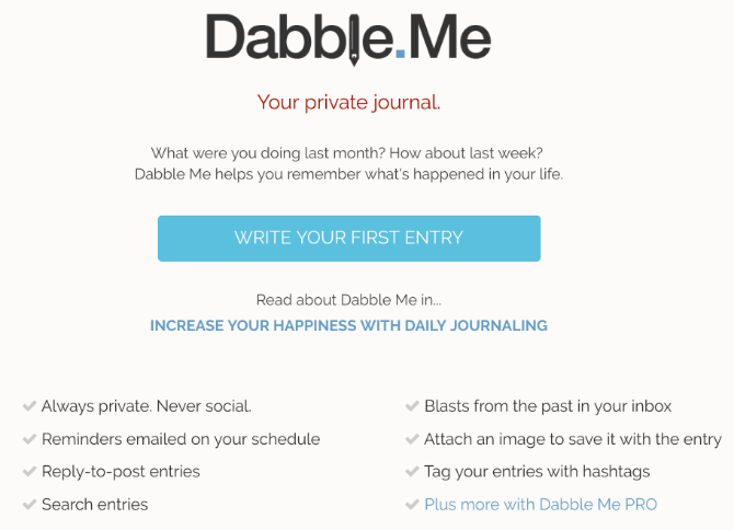 dabble me journaling app