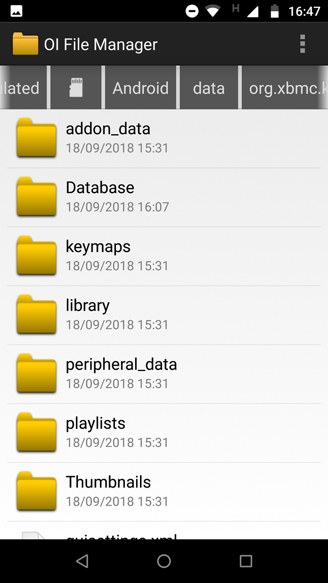 kodi userdata file for pasting xml file