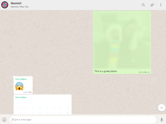 Hide Images and Videos on Whatsapp Web