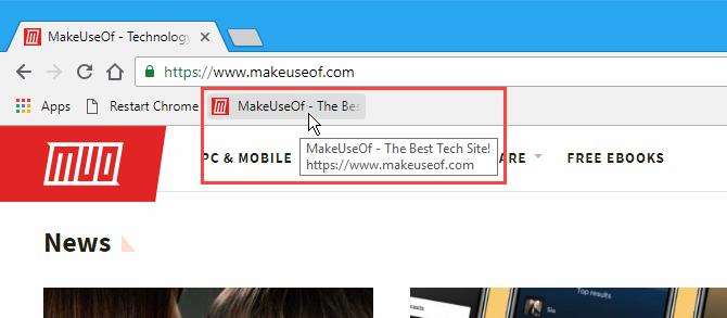 Note showing on popup on bookmark in Chrome