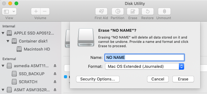 how to change usb format on mac without deleting files