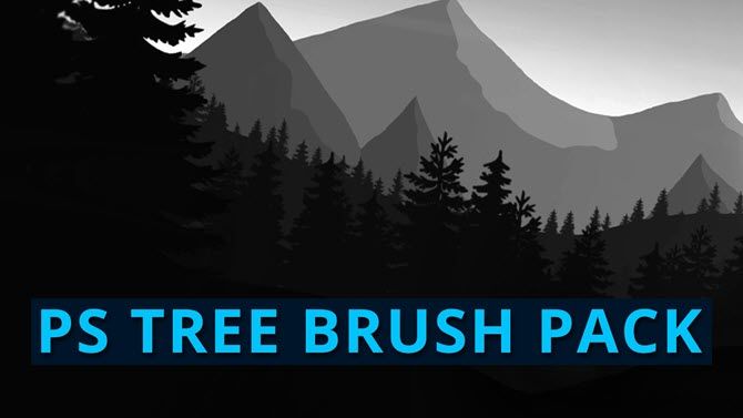 Adobe Photoshop Free Tree Brush Set