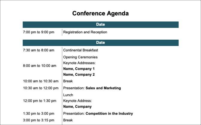 15 Free Meeting Agenda Templates For Microsoft Word