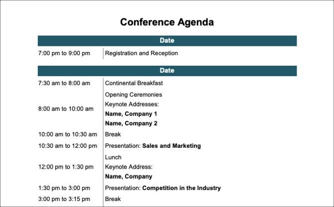 15 Free Meeting Agenda Templates For Microsoft Word 15 Free Meeting Agenda Templates For Microsoft Word