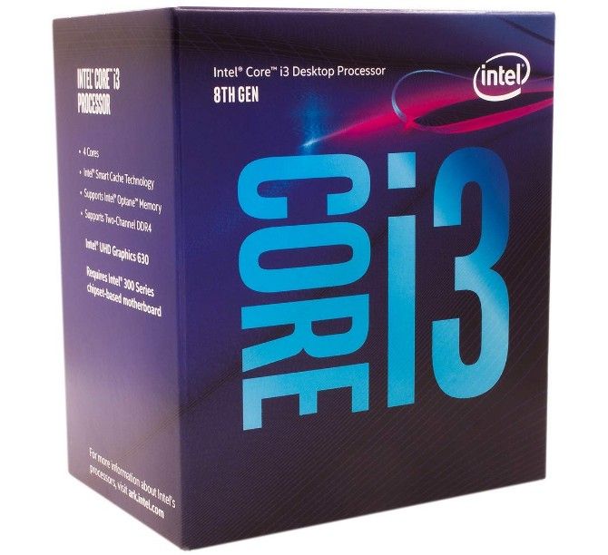 The Intel Core i3 8100 runs the best gaming PC build under $500