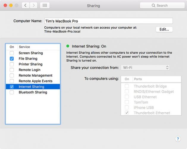 routing apple tv through vpn for mac