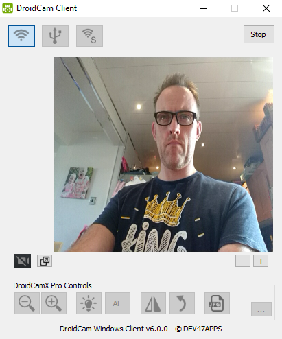 Droidcam lets you use Android as a webcam