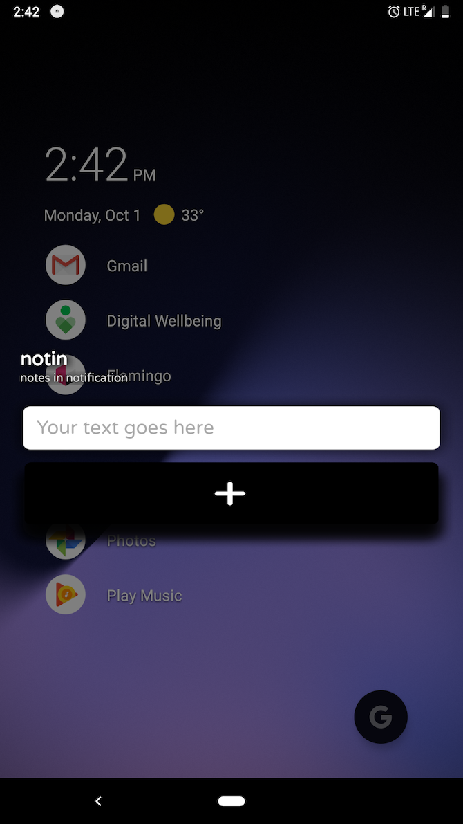 Notin Android Add Note