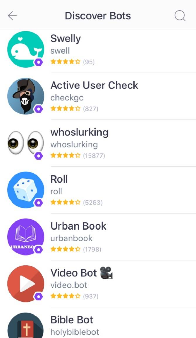 Kik chatbots