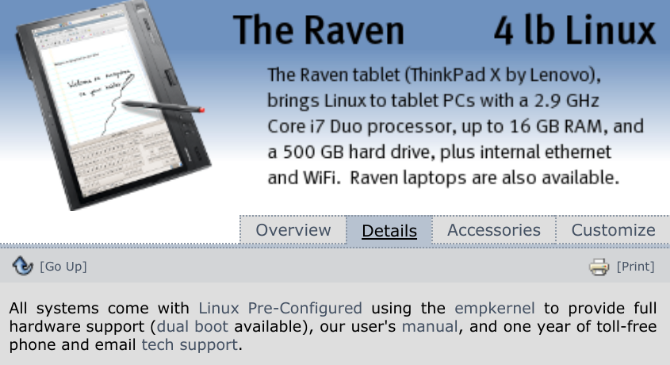 Emperor Linux customized Linux laptops