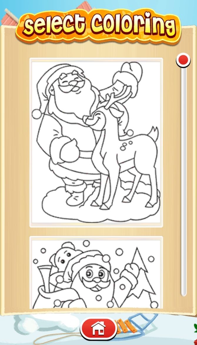 christmas coloring book choose picture