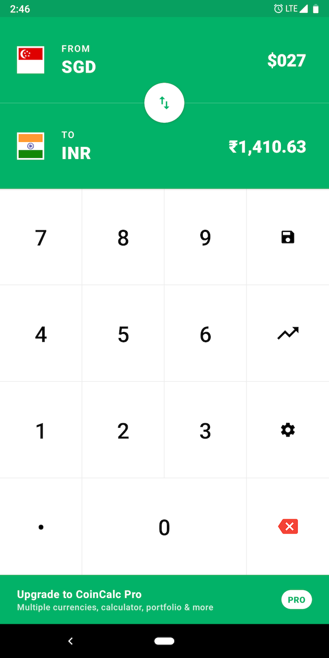 Coincalc Home Android