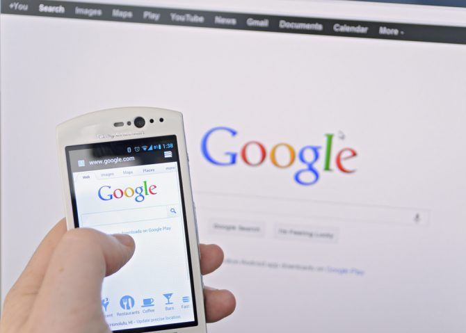 Google mobile search
