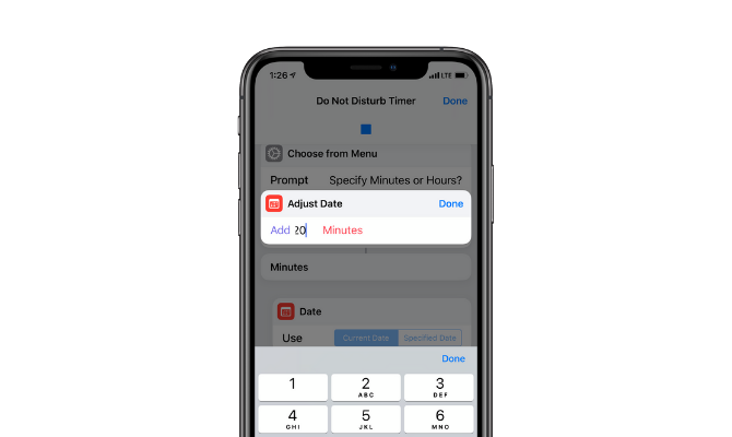 9 میانبر مفید آیفون برای خودکارسازی کارهای روزمره 9 iOS 12 shortcuts do not disturb timer.png?q=50&fit=crop&w=750&dpr=1 -