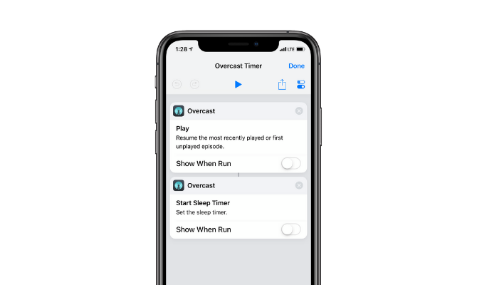 9 میانبر مفید آیفون برای خودکارسازی کارهای روزمره 5 iOS 12 shortcuts overcast timer.png?q=50&fit=crop&w=750&dpr=1 -