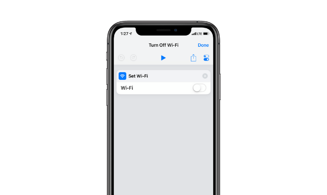 9 میانبر مفید آیفون برای خودکارسازی کارهای روزمره 6 iOS 12 shortcuts turn off wi fi.png?q=50&fit=crop&w=750&dpr=1 -