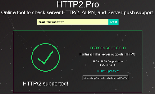 HTTP/2 test tool