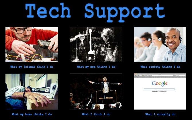 Tech Support What People Think Meme