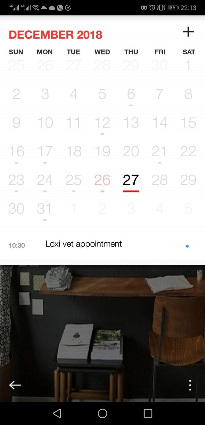 cal calendar app month view