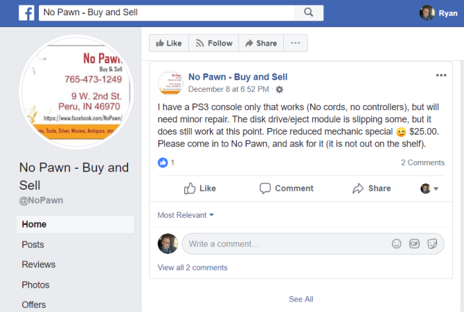 buy and sell facebook pages
