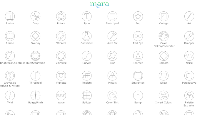 Mara Photos has a host of free image editing tools online