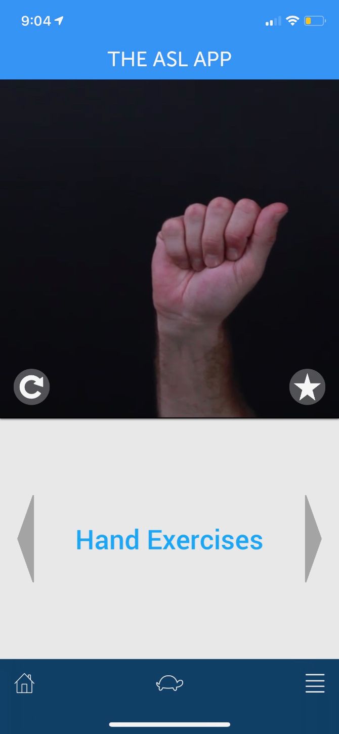 The ASL App Hand Exercises