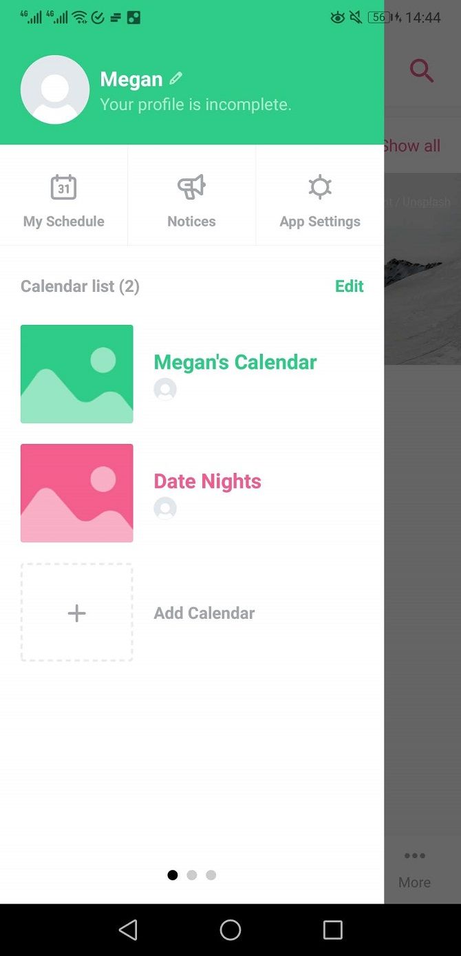 timetree calendar app list of calendars