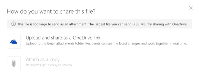 upload attachment with onedrive