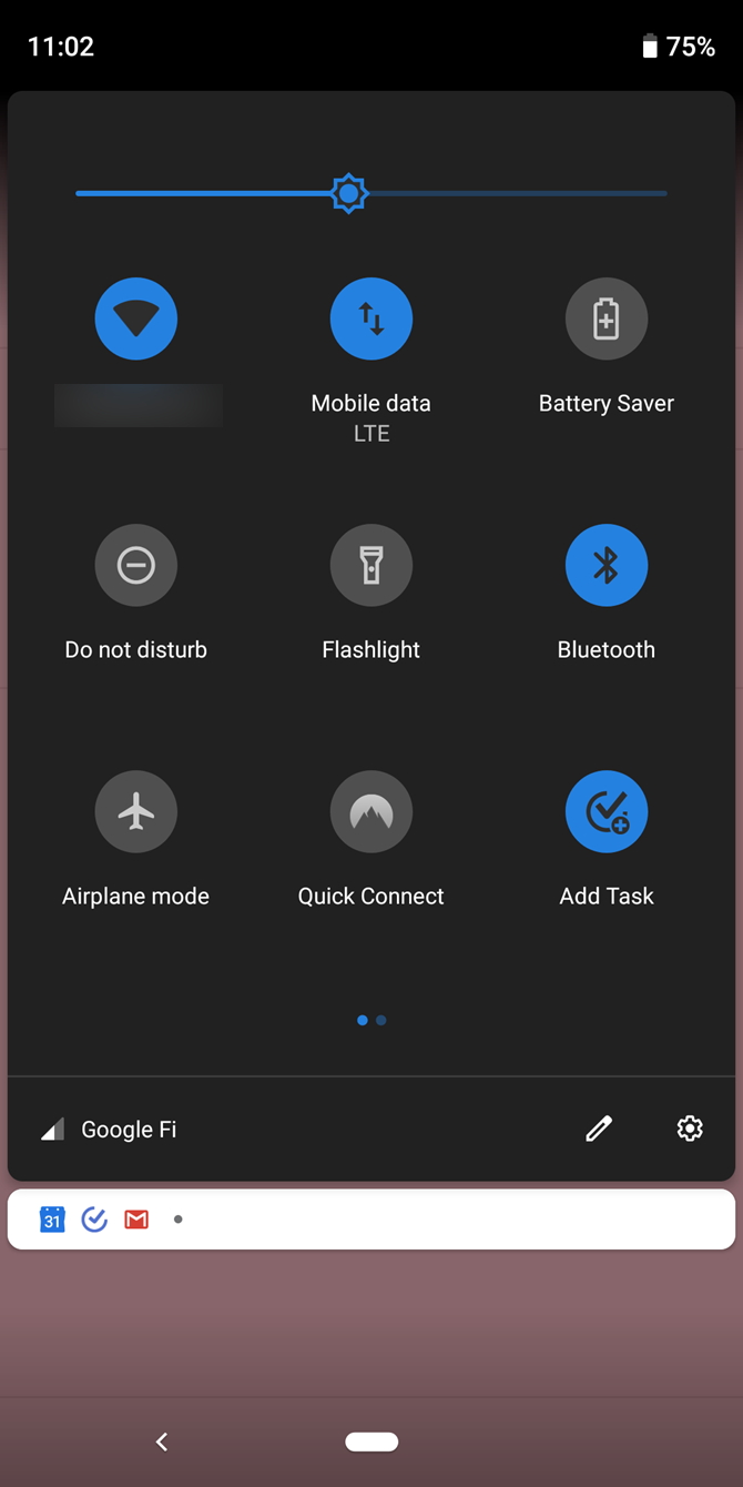 Android Quick Settings