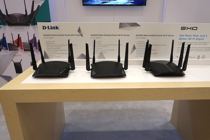 D-Link Exo Mesh Routers CES 2019