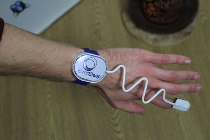 Photograph of EverSleep on wrist