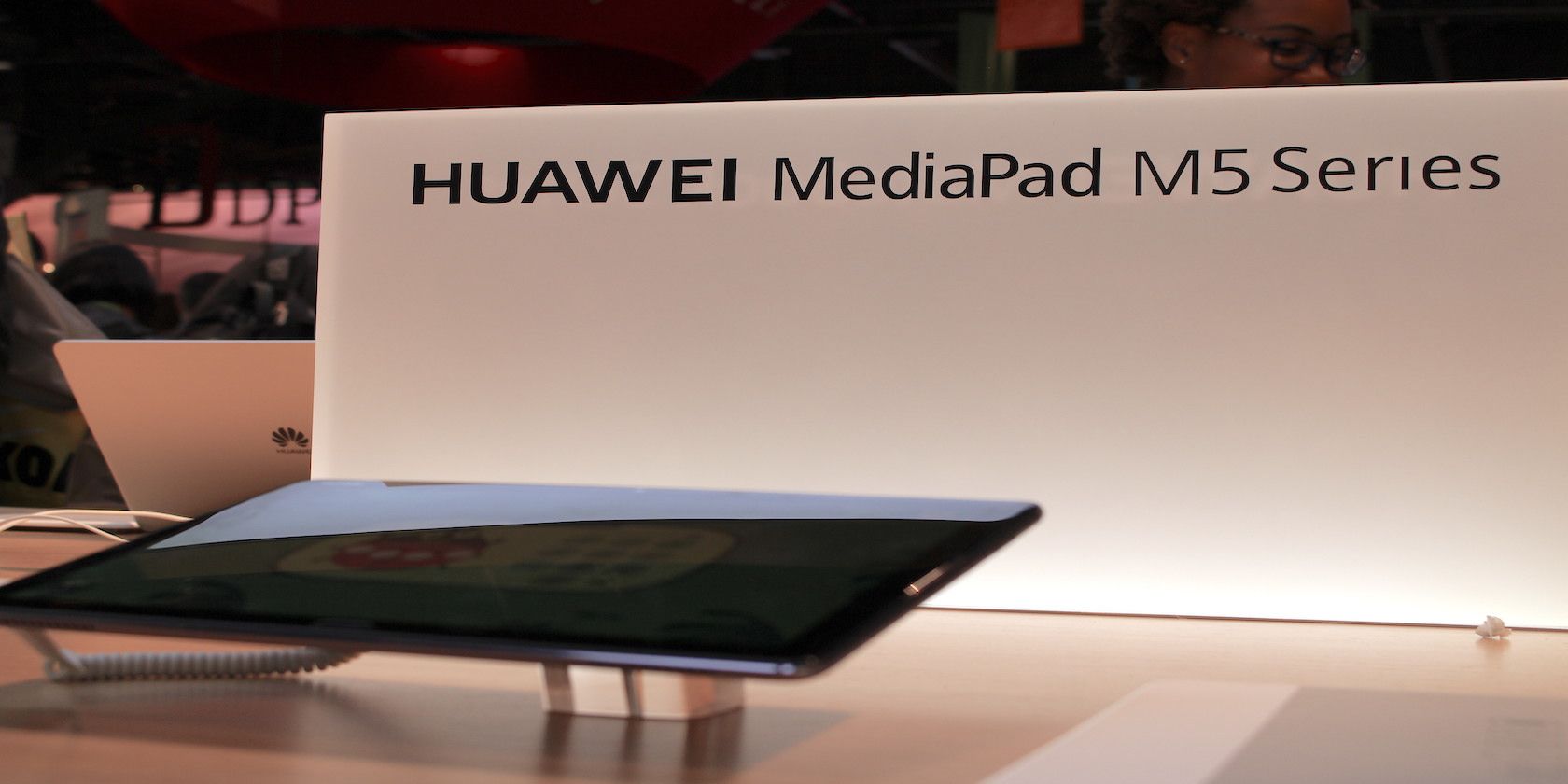 Photograph of the Huawei MediaPad M5 Lite at CES 2019