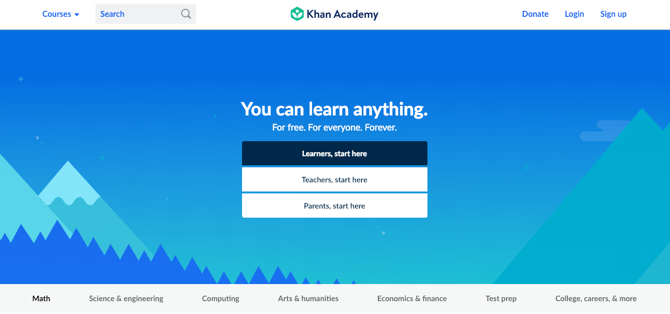 Khan Academy Screenshot