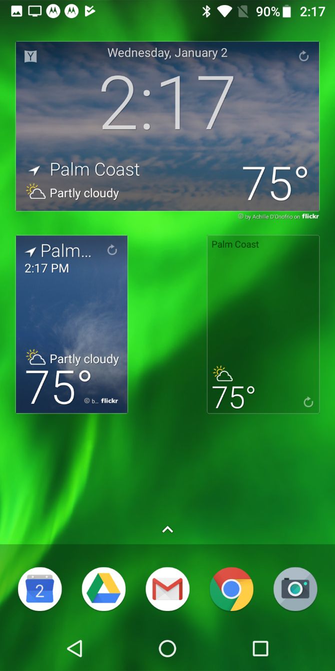 Yahoo Weather Widgets