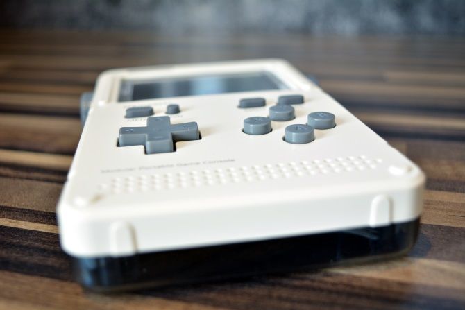 The GameShell's controls are perfect for retro gaming