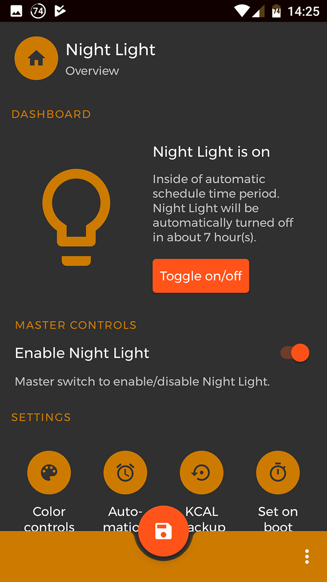 night light app android