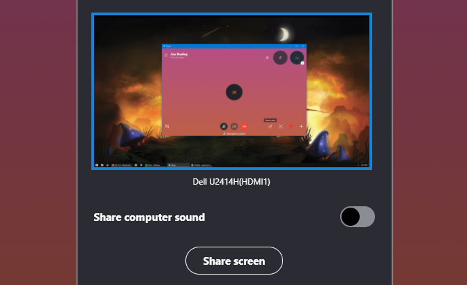 skype how to share audio with screen
