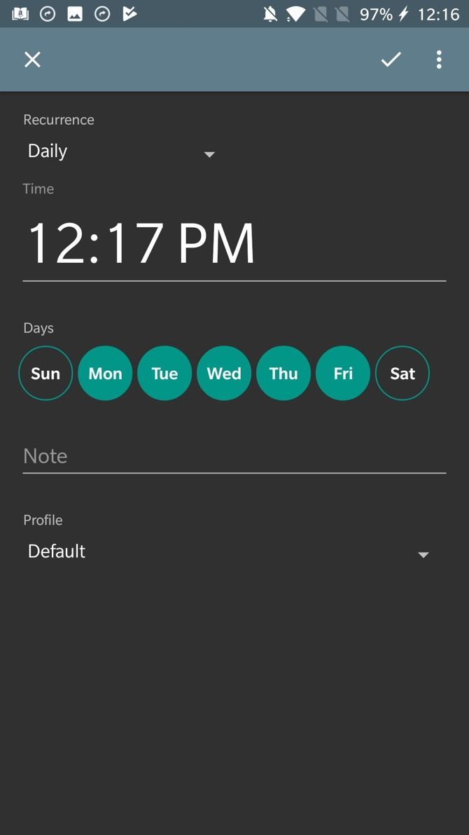 AMDroid Smart Alarm Clock App 1
