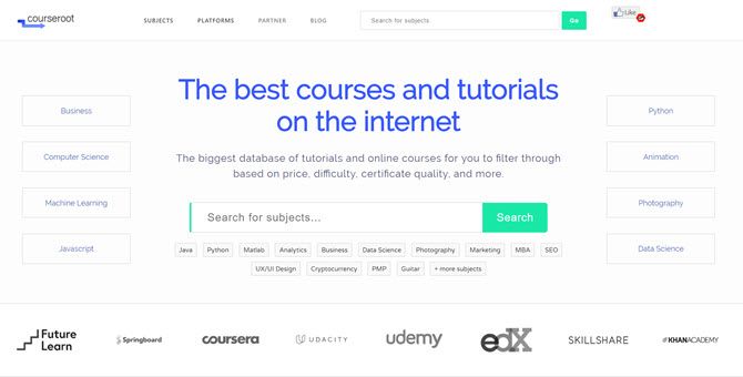 Courseroot - A MOOC Search engine